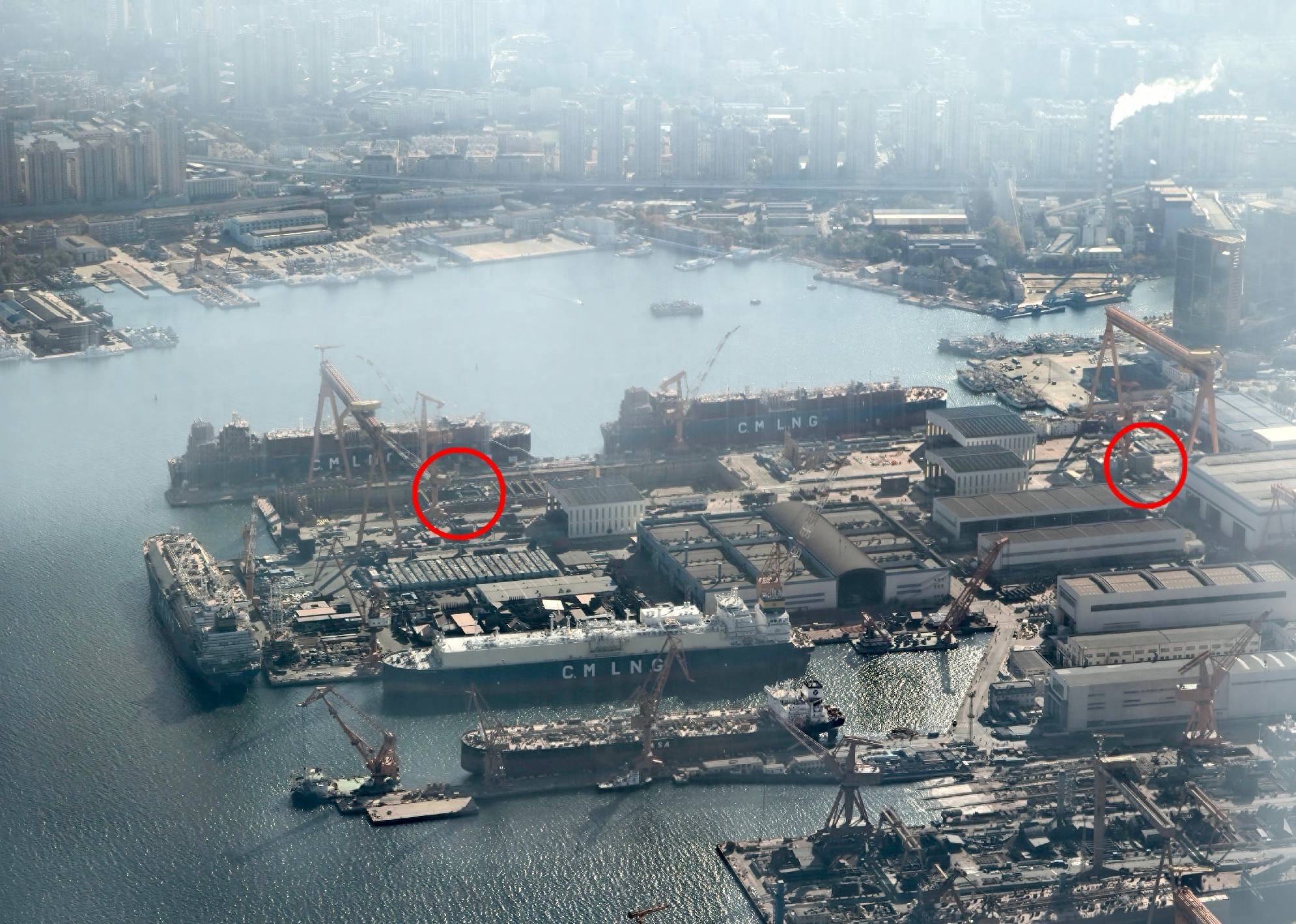 皇冠信用网登2代理申_大连船厂高清照有了！南北船厂齐开工皇冠信用网登2代理申，核常并行显神威